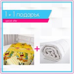 Детско шалте Спъндж Боб + лятна олекотена завивка 