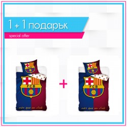 1+1 детско спално бельо от ранфорс Barcelona  - 2 броя