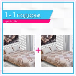 Шалте микрофибър Пачуърк 1+1