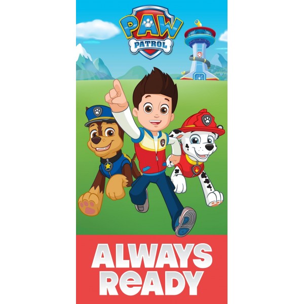 Памучна плажна кърпа Paw Patrol Always Ready 2