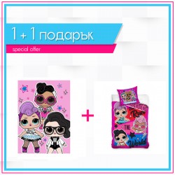 Спално бельо Ранфорс LoL Squadgoals+ детско одеяло LoL Girls