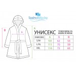 Хавлиен халат с качулка Style графит