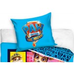 Спално бельо Paw Patrol City памучен сатен