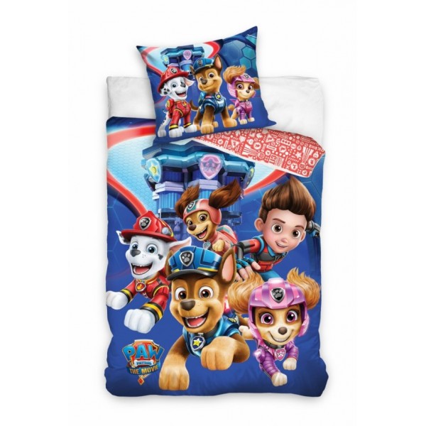 Спално бельо Paw Patrol Movie памучен сатен