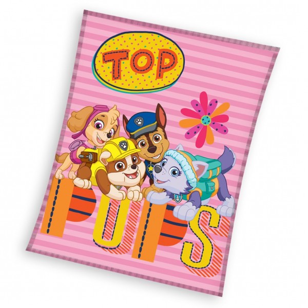 Одеяло за момиченца Paw Patrol