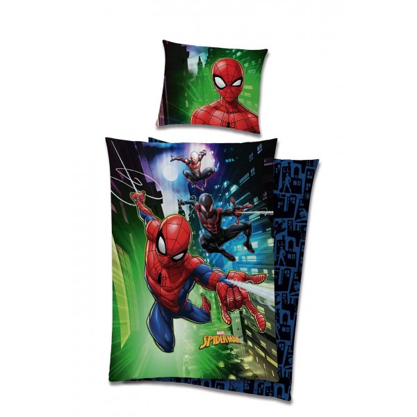 Спално бельо Spiderman памучен сатен