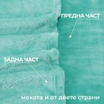 Пухкаво одеяло в аква ХИТ 150/210