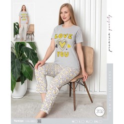 Сезонна дамска пижама Love XL