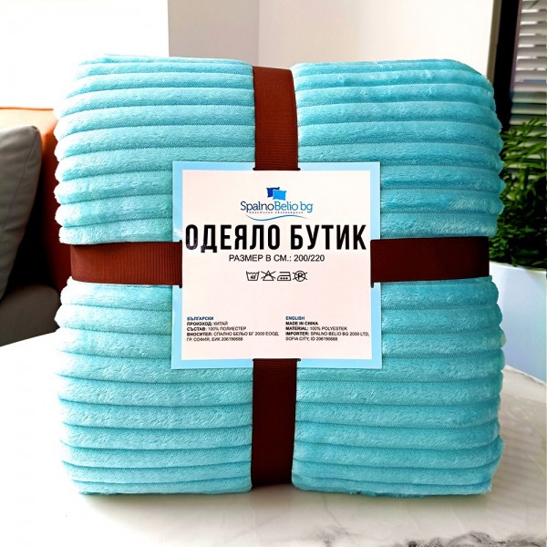 Лукс одеяло Бутик аква 200/220