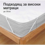 Непромокаем протектор за матрак БЮДЖЕТ 160/200 еластик