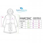 Хавлиен халат с качулка Style лилав