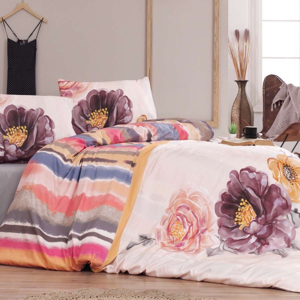 5 части спално бельо Pastel flowers