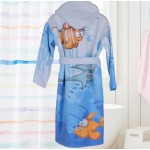 Детски хавлиен халат Рибки XL