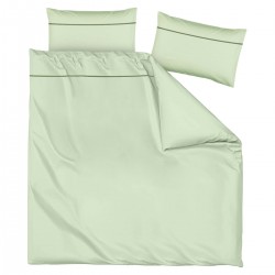 Спално бельо памучен сатен Light Green двойно