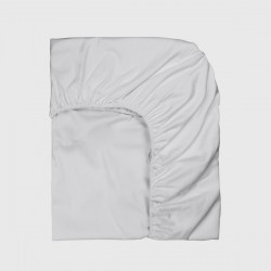 Чаршаф с ластик памучен сатен Silvery 180/200/25см