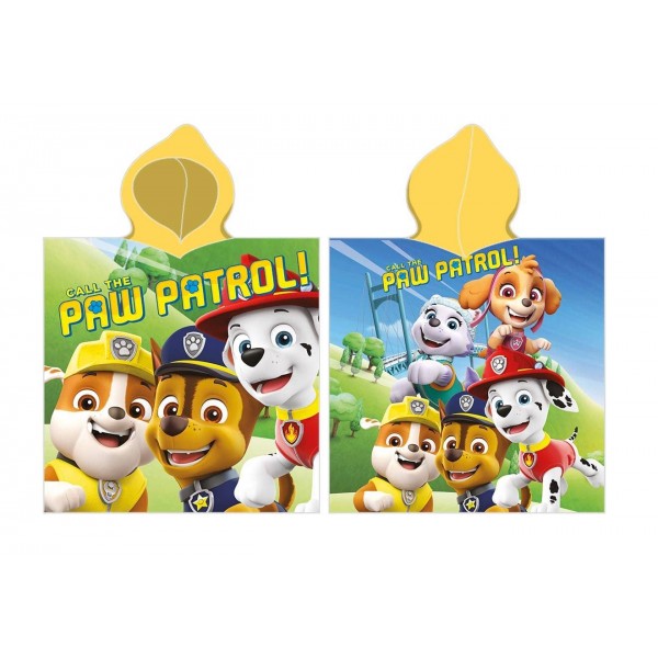 Детско плажно пончо Paw Patrol патрул