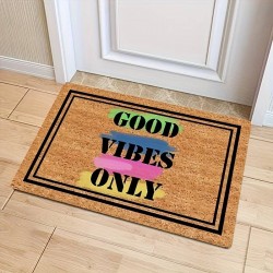 Изтривалка постелка за врата Good vibes 60/90