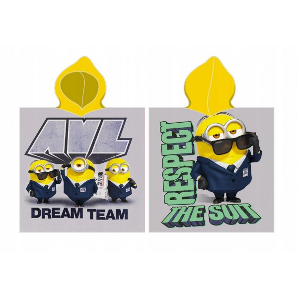 Памучно плажно пончо Minions Respect