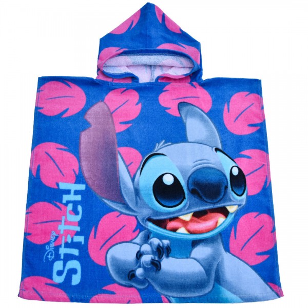 Памучно плажно пончо Stitch Leaves