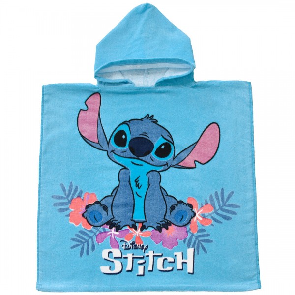 Памучно плажно пончо Stitch Tropics