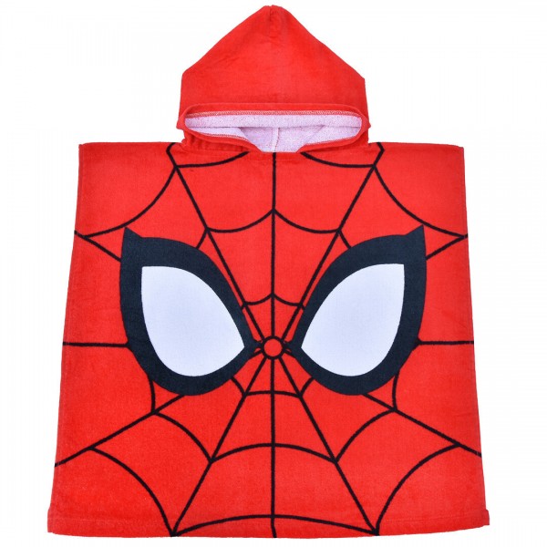 Памучно плажно пончо Spiderman Eyes
