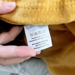 Поларено одеяло за дома и градината Ретро горчица 130/160