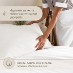 Плътен ранфорс долен чаршаф за хотели 150/280