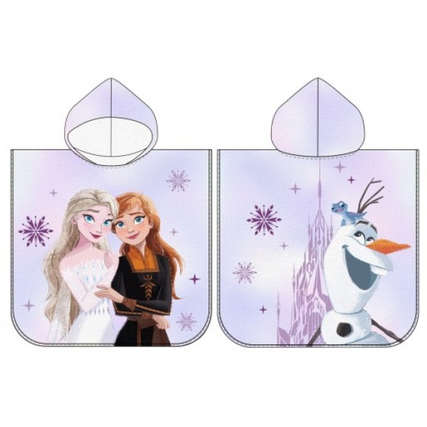 Детско плажно пончо Frozen Елза и Анна 