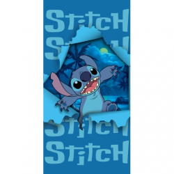Плажна хавлиена кърпа Stitch Blue 