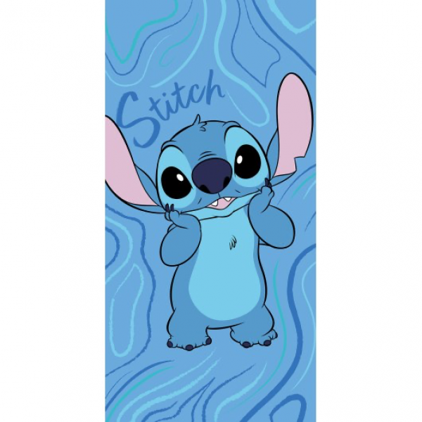 Плажна хавлиена кърпа Stitch Cute 