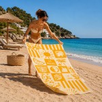 Плажна кърпа от мек памук Le Soleil