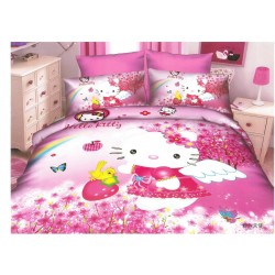 Луксозно шалте за деца HELLO KITTY и Калъфка за възглавница