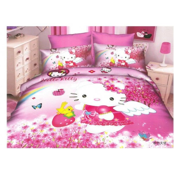 Луксозно шалте за деца HELLO KITTY и Калъфка за възглавница
